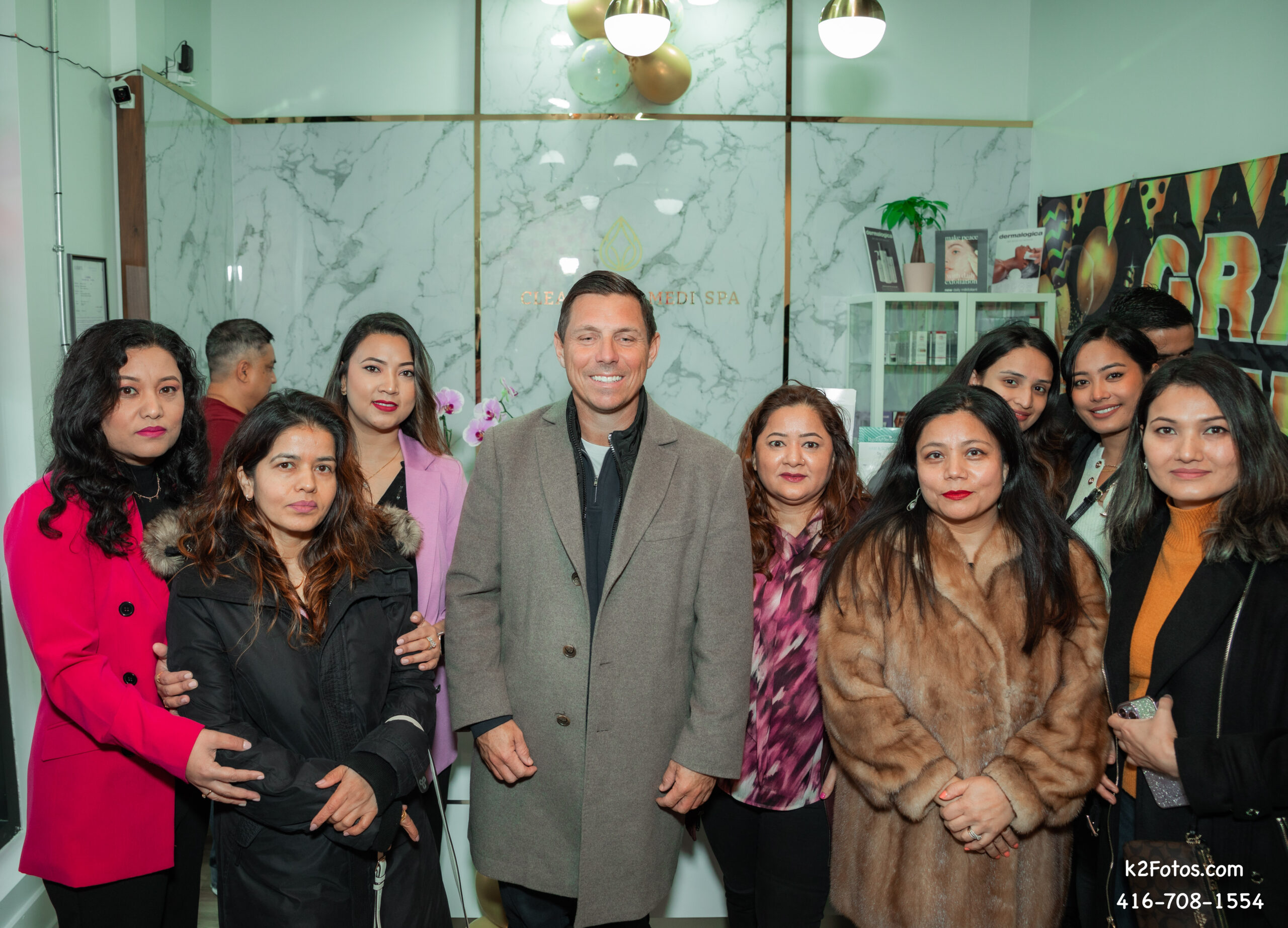 Clear Skin Medi Spa grand opening event in Brampton