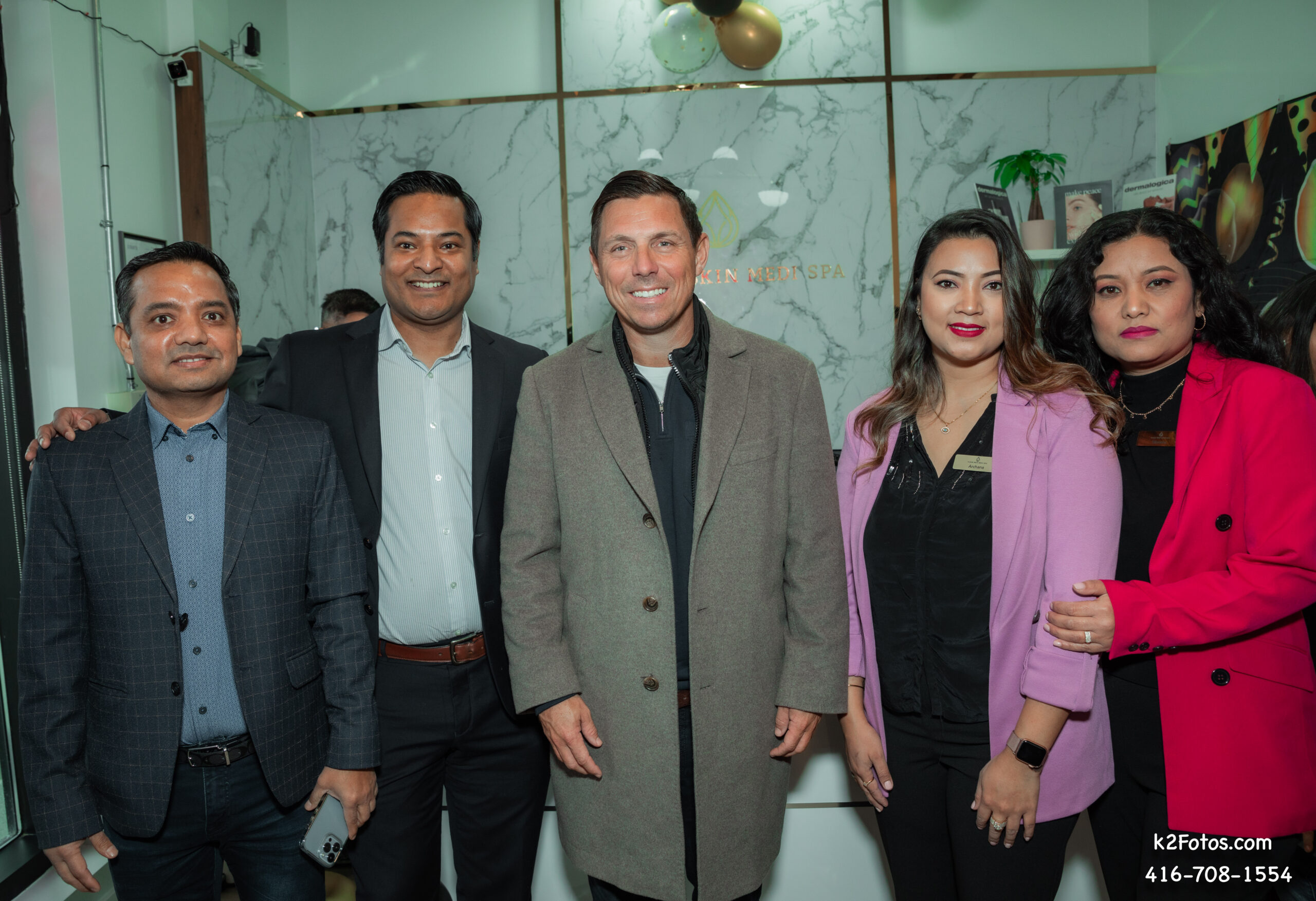 Clear Skin Medi Spa team with community leader