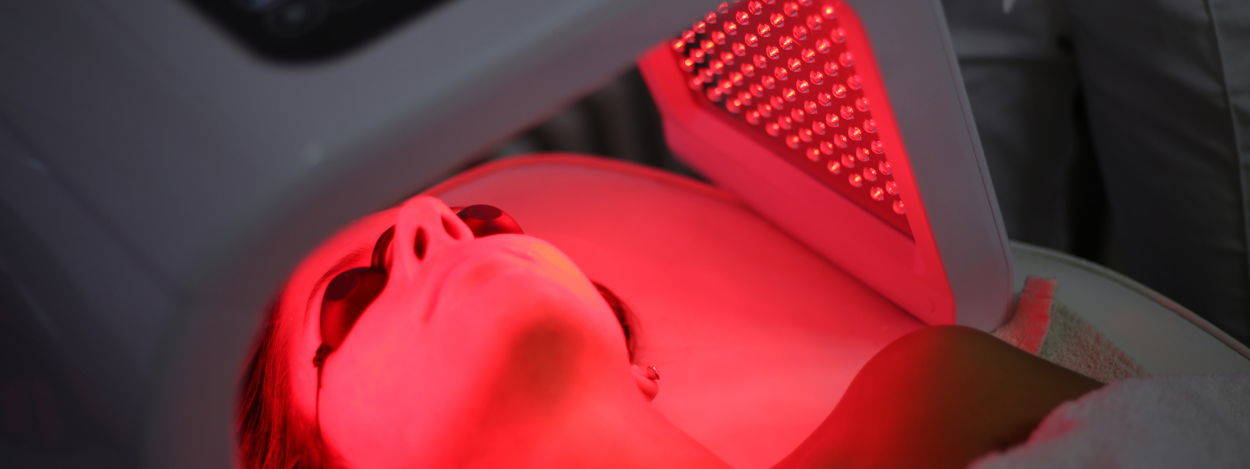 LED light therapy treatment image